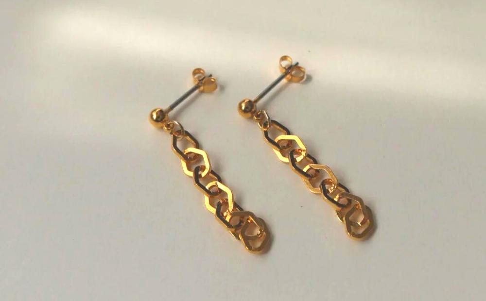 【LENERAオリジナルピアス】rhombe pirece 【079024】